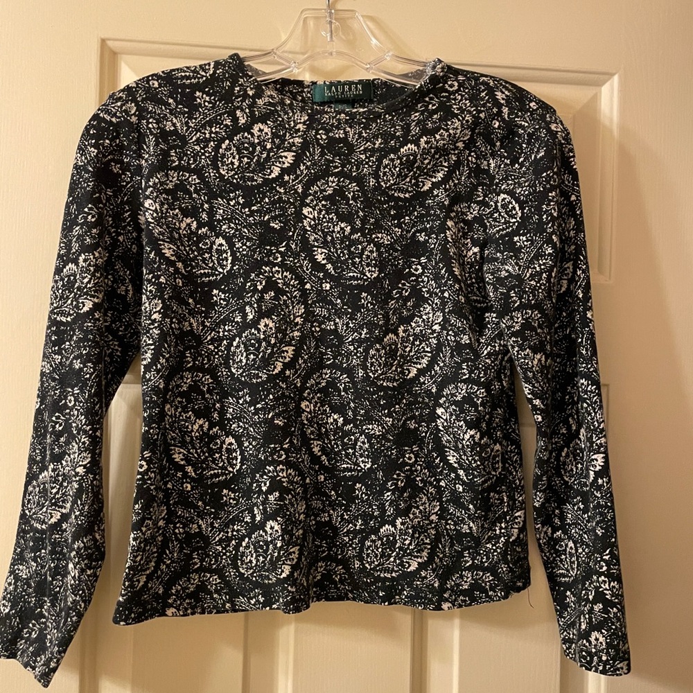 Lauren by Ralph Lauren Top - 100% Cotton - Size P/S